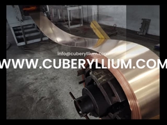 Strisce di berilio BRB2 Strisce morbide e strisce dure secondo lo standard GOST 1789